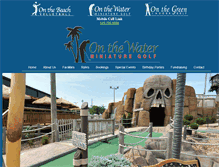 Tablet Screenshot of onthewaterminiaturegolf.com